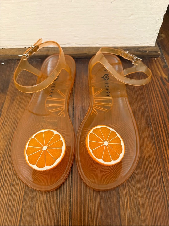 Katy Perry Collections Shoes - katy Perry Transparent Geli Sandals Jelly Orange Size 8